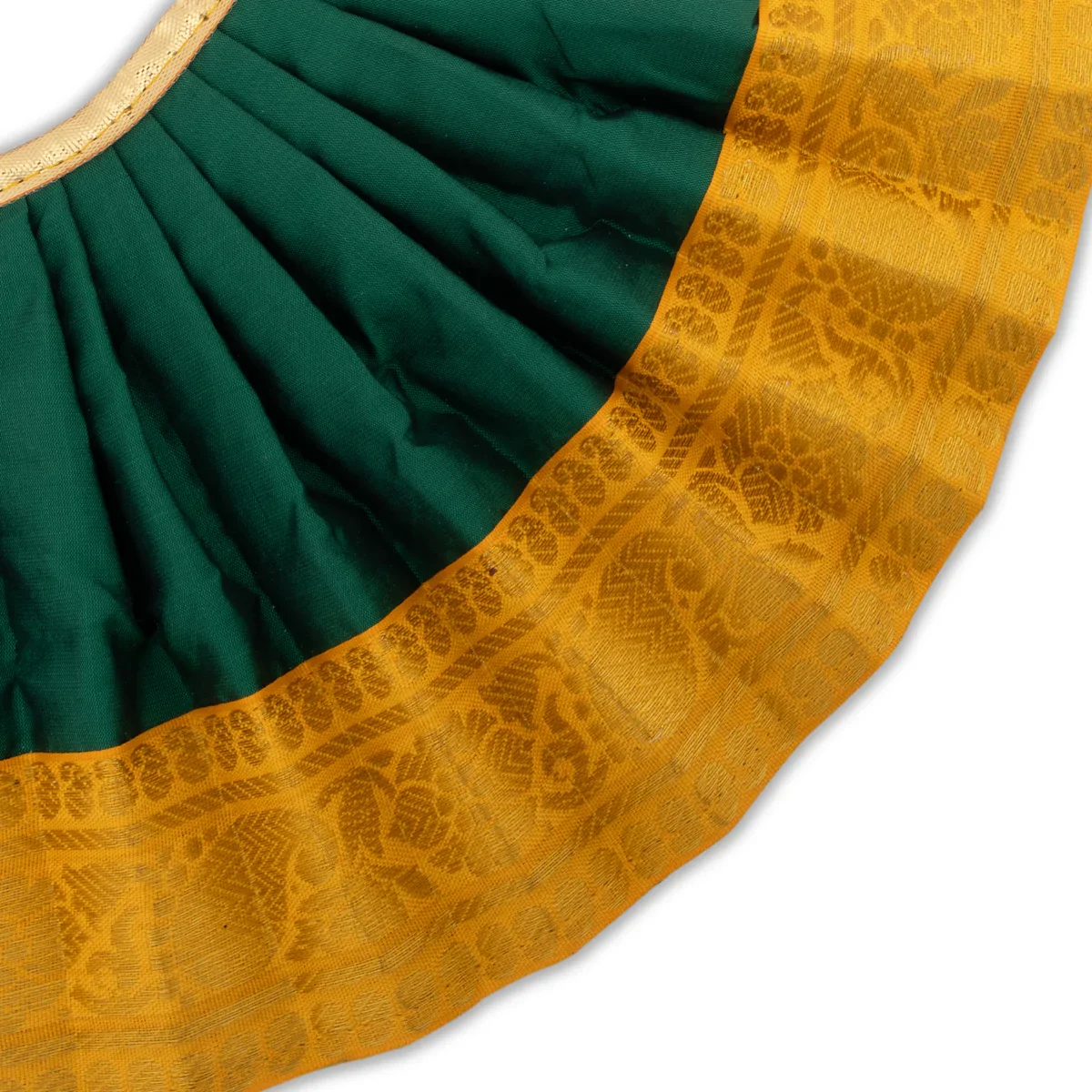 Devi Dress - 7 Inches | Karishma Apoorva Mata Clothes/ Jari Border Mata Dress for Deity/ Assorted Colour - Image 6