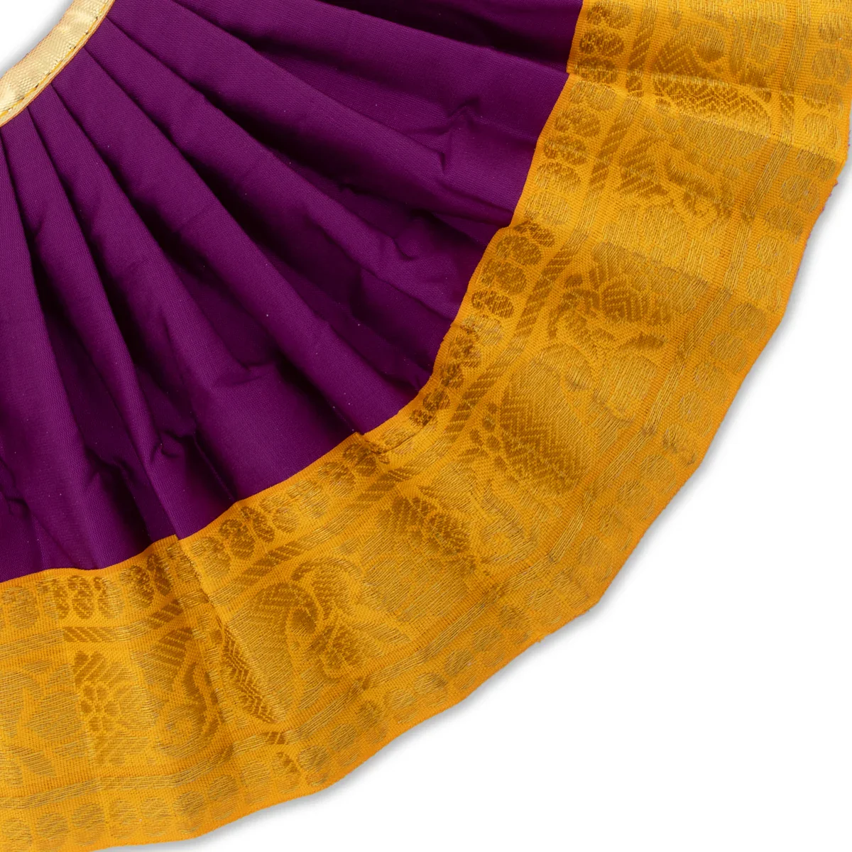 Devi Dress - 7 Inches | Karishma Apoorva Mata Clothes/ Jari Border Mata Dress for Deity/ Assorted Colour - Image 9