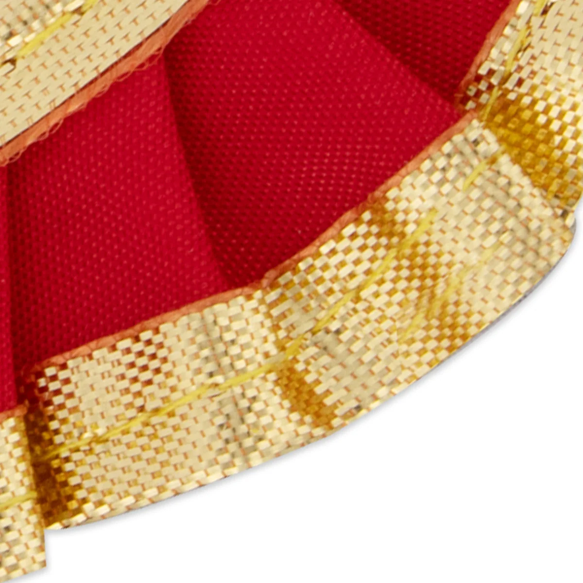 Devi Dress - 1 x 3 Inches | Satin Apoorva Mata Rani Poshak/ Jari Border Amman Pavadai for Deity/ Assorted Colour - Image 2