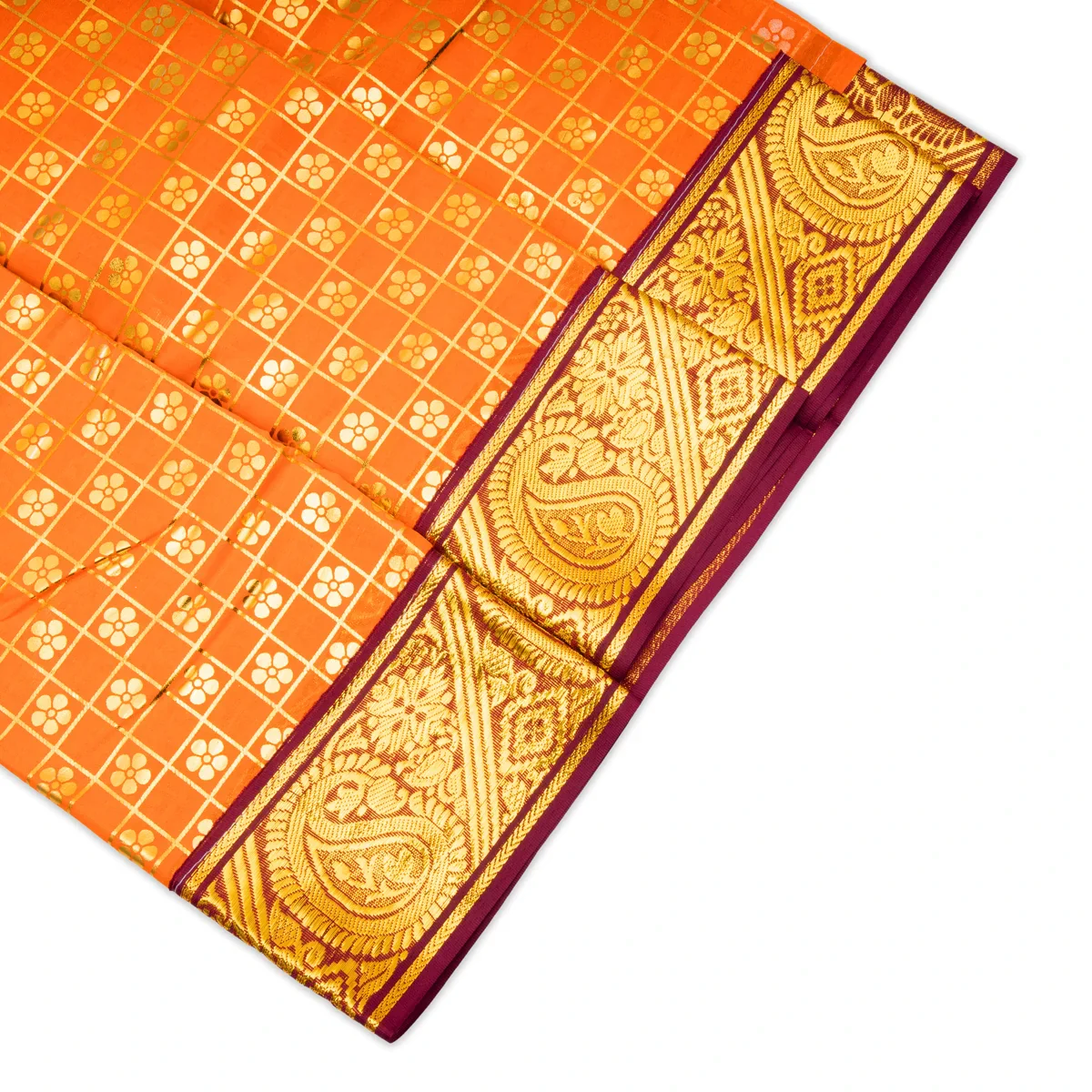 Amman Saree - 6 Mtr | Devi Dress/ Satin Material/ Deity Dress/ Saree for Goddess - Image 2