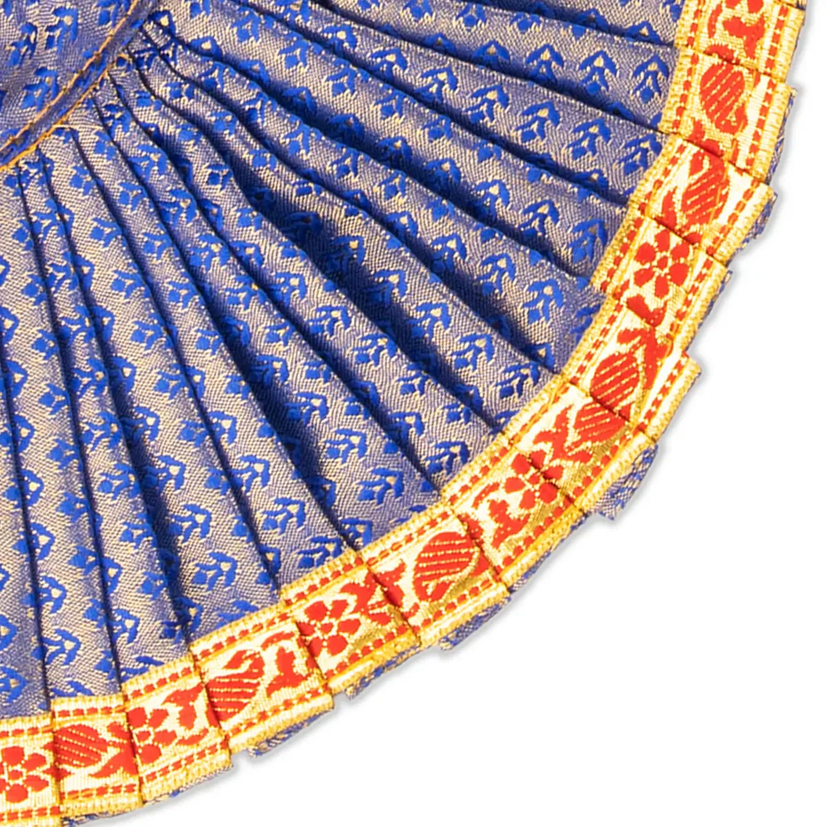 Amman Saree - 9 Inches | Jari Border Mata Poshak/ Satin Devi Dress For Deity/ Assorted Colours