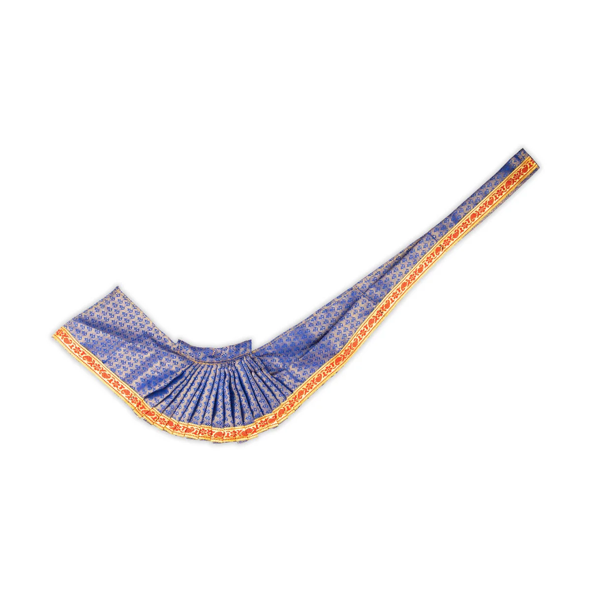 Amman Saree - 9 Inches | Jari Border Mata Poshak/ Satin Devi Dress For Deity/ Assorted Colours - Image 5