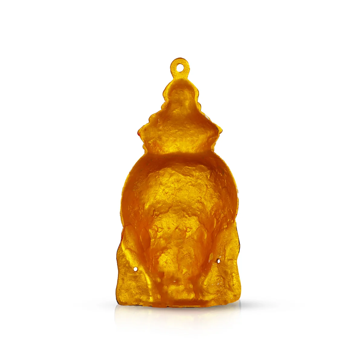 Ammavari Face - 8 x 4 Inches | Vara Lakshmi Face/ Yellow Laxmi Devi Face for Deity/ 140 Gms Approx - Image 5