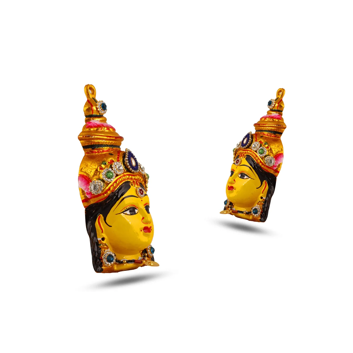 Ammavari Face - 8 x 4 Inches | Vara Lakshmi Face/ Laxmi Devi Face/ Varalakshmi Amma Face for Deity - Image 4