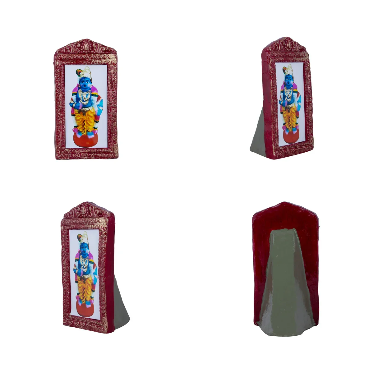 Andal Jananam Clay Golu Bommai Set - 10 x 5 Inches | Giri Golu Doll/ Navaratri Golu Bomma/Gombe/Bommai - Image 4
