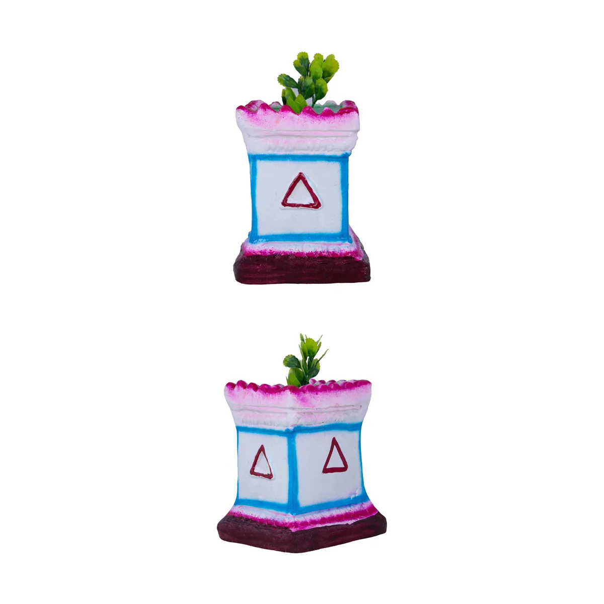 Andal Jananam Clay Golu Bommai Set - 10 x 5 Inches | Giri Golu Doll/ Navaratri Golu Bomma/Gombe/Bommai - Image 5