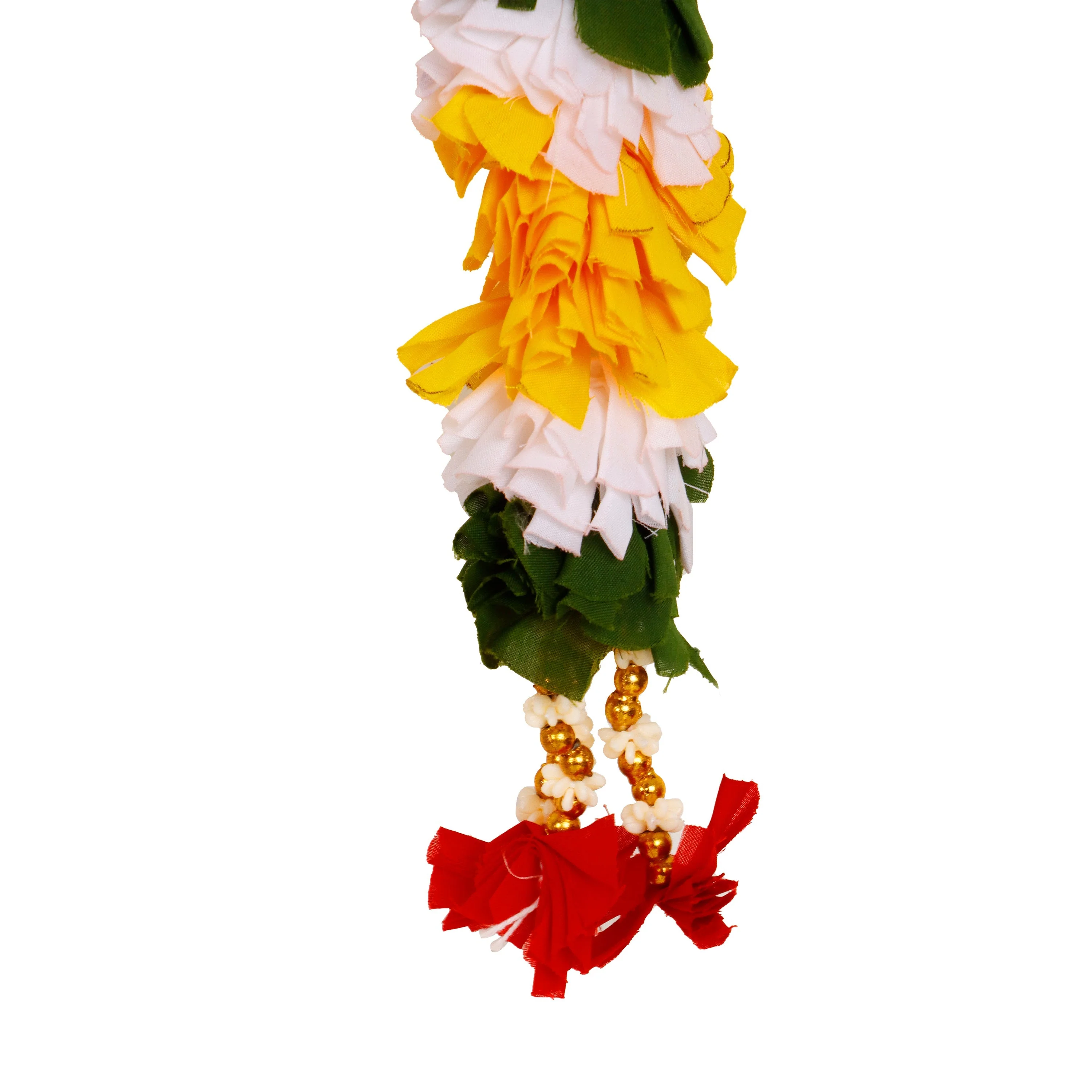Andal Mala - 6.25 Feet | Cloth Material/ Artificial Flower Garland for Deity/ Assorted Colour & Design - Image 2