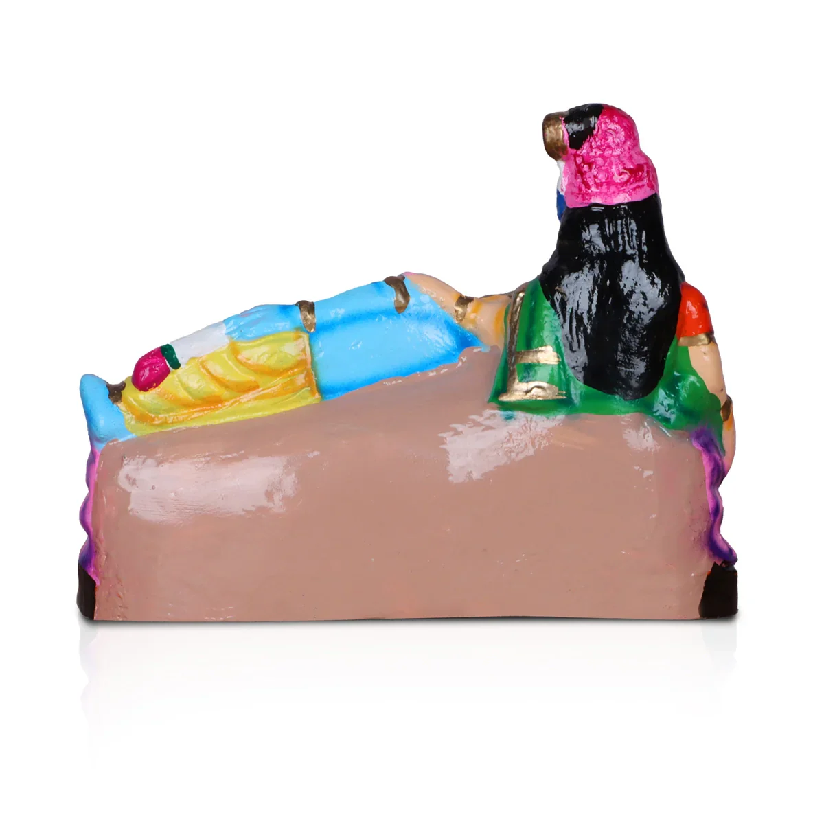 Andal Rangamannar Clay Golu Bommai - 7 Inches | Giri Golu Doll/ Navaratri Golu Bomma/Gombe/Bommai - Image 4