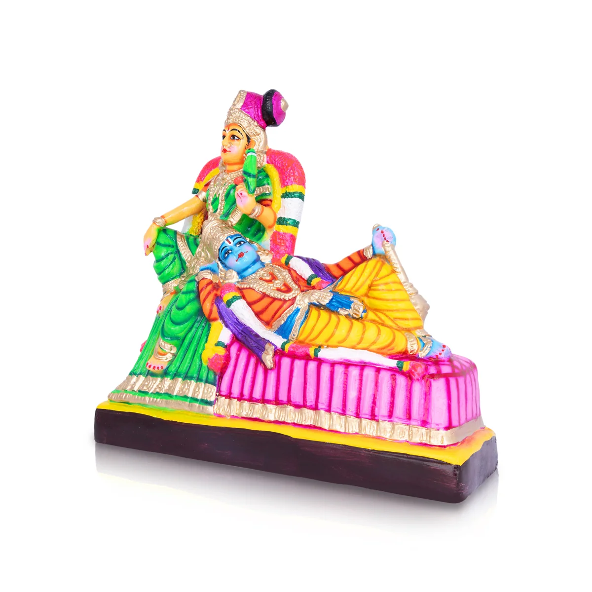 Andal Rangamannar Paper Mache Golu Bommai- 16 X 5.5 Inches | Navaratri Golu Gombe/Giri Golu Doll/Navratri Decor - Image 2