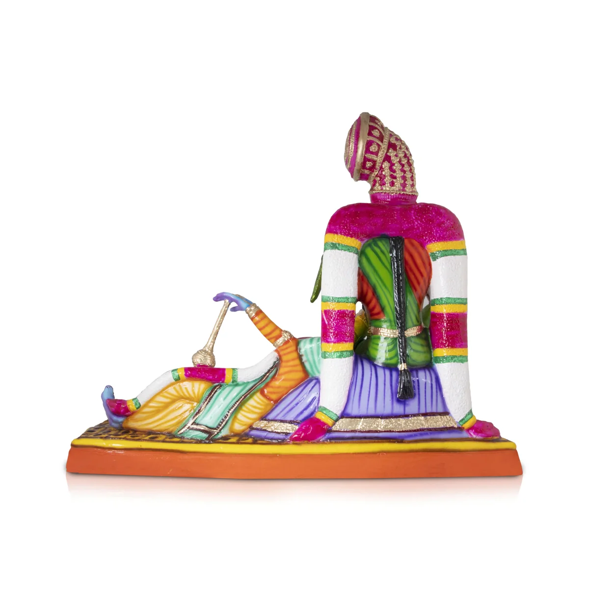 Andal RangaMannar Paper Mache Golu Bommai - 20 x 26 Inches | Giri Golu Doll/ Navaratri Golu Bomma/Gombe/Bommai - Image 3