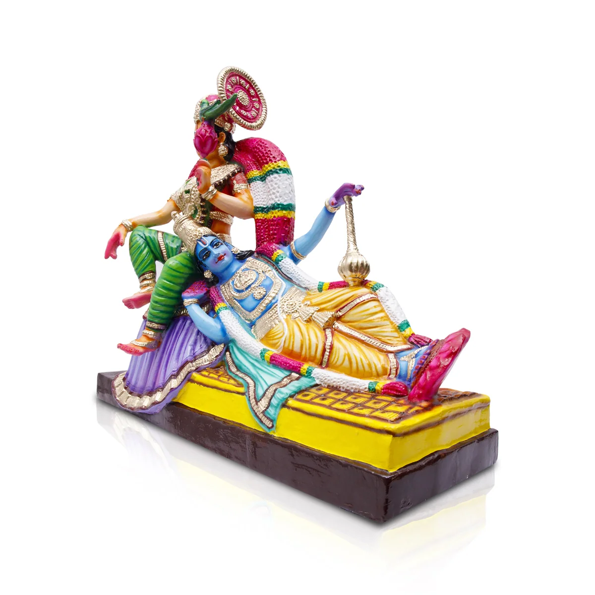 Andal Rangamannar Paper Mache Golu Bommai - 26 x 32 Inches | Giri Golu Doll/ Navaratri Golu Bomma/Gombe/Bommai - Image 3