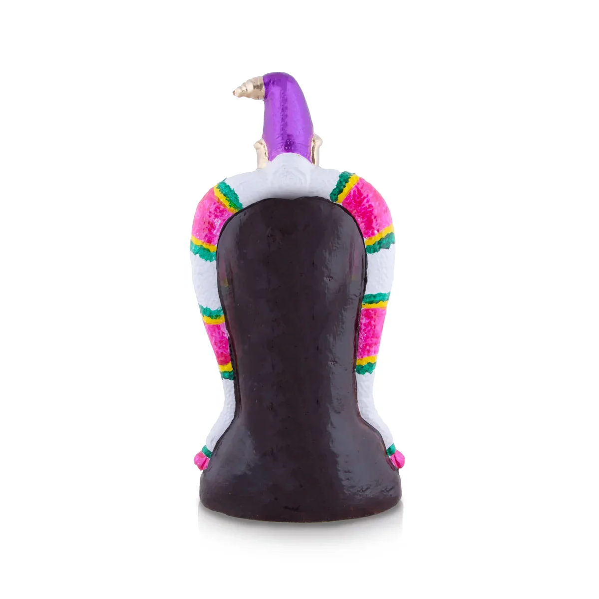 Andal Standing Clay Golu Bommai - 17 x 8 Inches | Giri Golu Doll/ Navaratri Golu Bomma/Gombe/Bommai - Image 4
