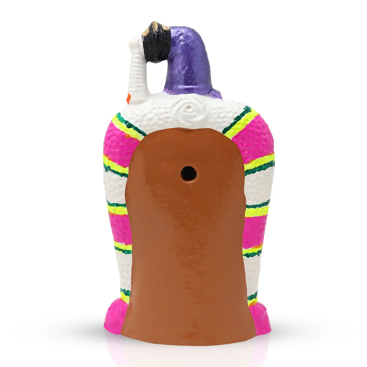 Andal Clay Golu Bommai - 9 x 5 Inches | Giri Golu Doll/ Navaratri Golu Bomma/Gombe/Bommai - Image 3