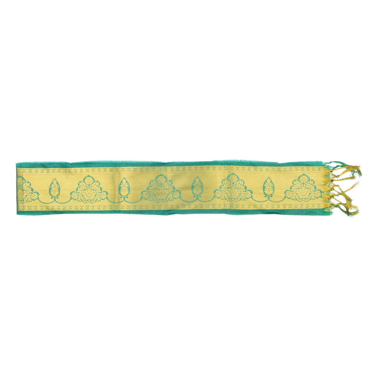 Angavastra - 1.80 Mtr | Jari Towel/ Kasavu Shawl for Men - Image 12