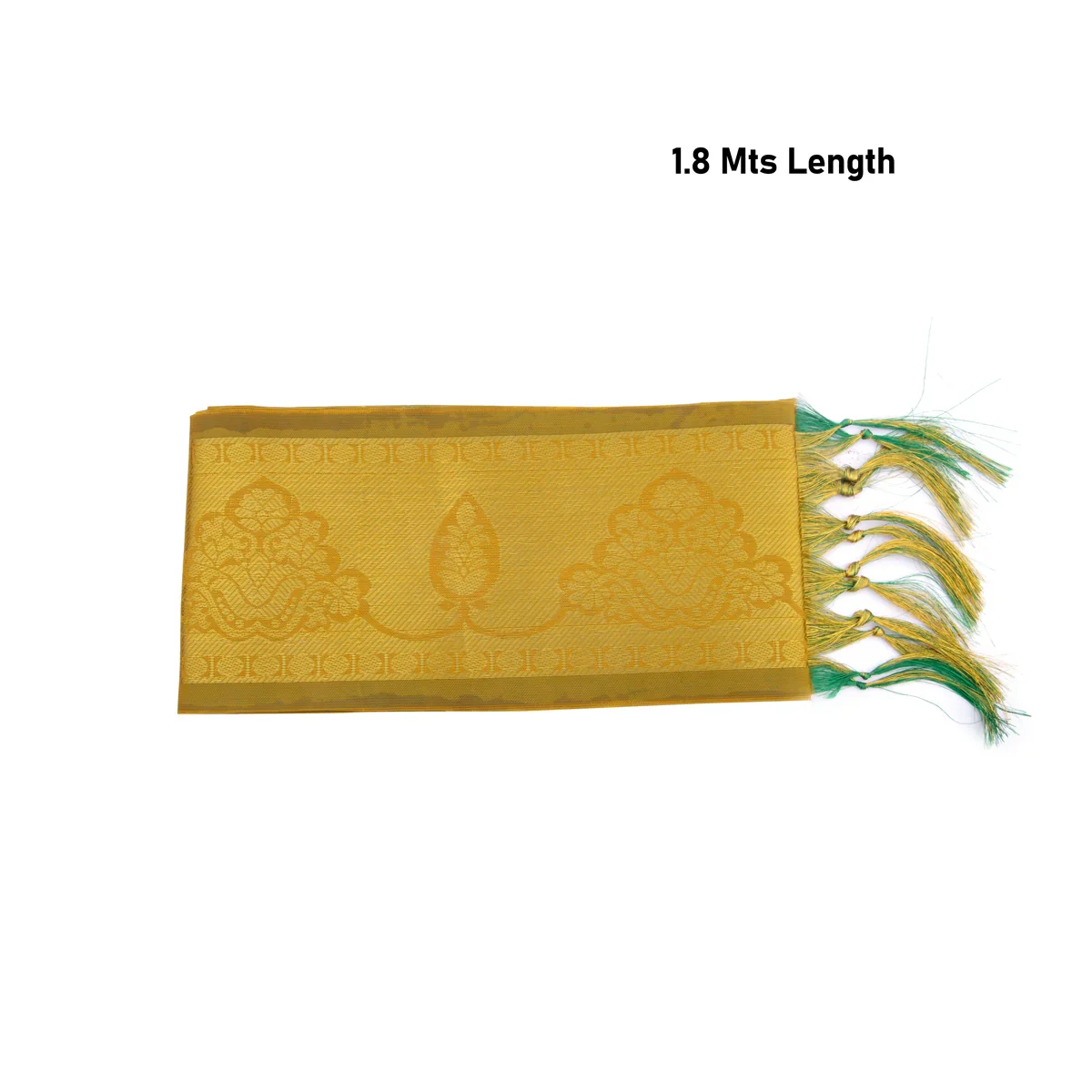 Angavastra - 1.80 Mtr | Jari Towel/ Kasavu Shawl for Men - Image 19