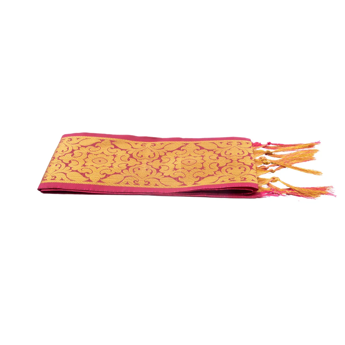 Angavastra - 1.80 Mtr | Jari Towel/ Kasavu Shawl for Men - Image 6