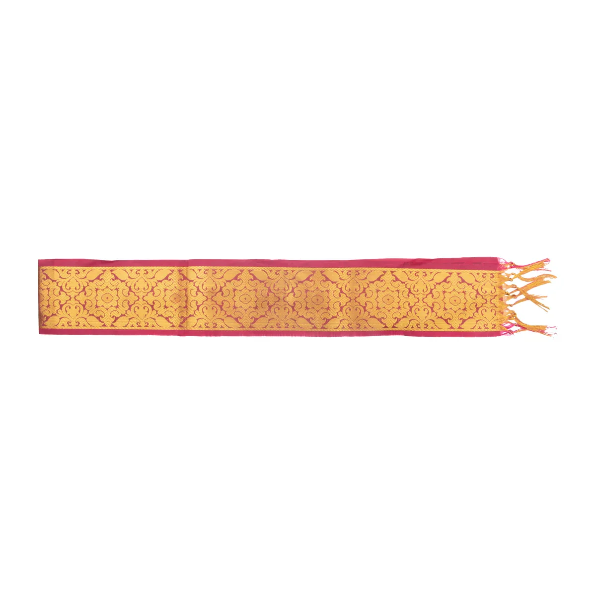 Angavastra - 1.80 Mtr | Jari Towel/ Kasavu Shawl for Men - Image 8