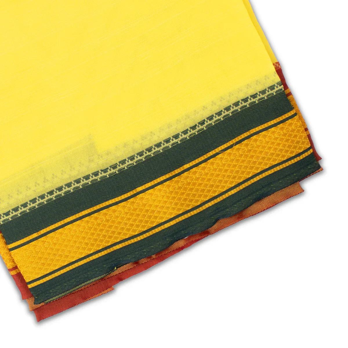 Angavastra - 4 Yards | Asha Pattu Kan Border Towel/ Kasavu Shawl for Men - Image 11