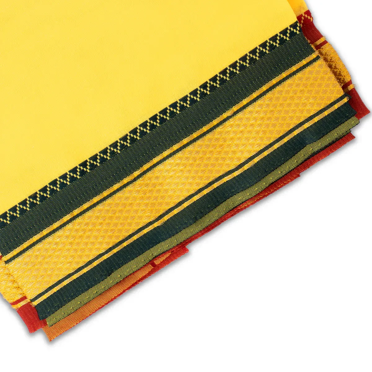 Angavastra - 4 Yards | Asha Pattu Kan Border Towel/ Kasavu Shawl for Men - Image 12