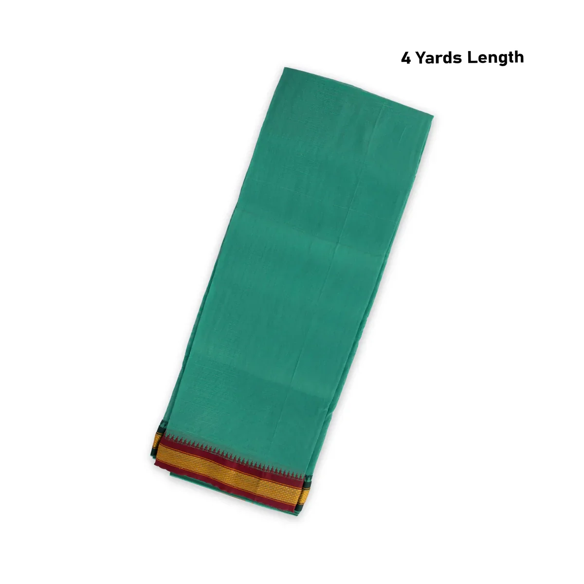 Angavastra - 4 Yards | Asha Pattu Kan Border Towel/ Kasavu Shawl for Men - Image 13