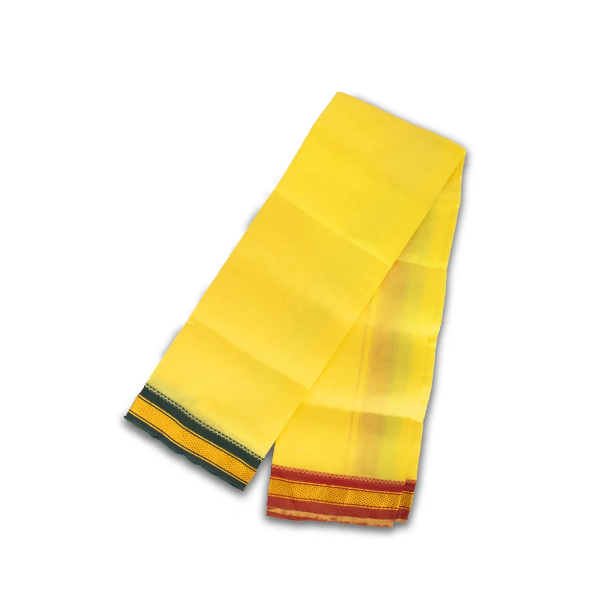 Angavastra - 4 Yards | Asha Pattu Kan Border Towel/ Kasavu Shawl for Men - Image 7