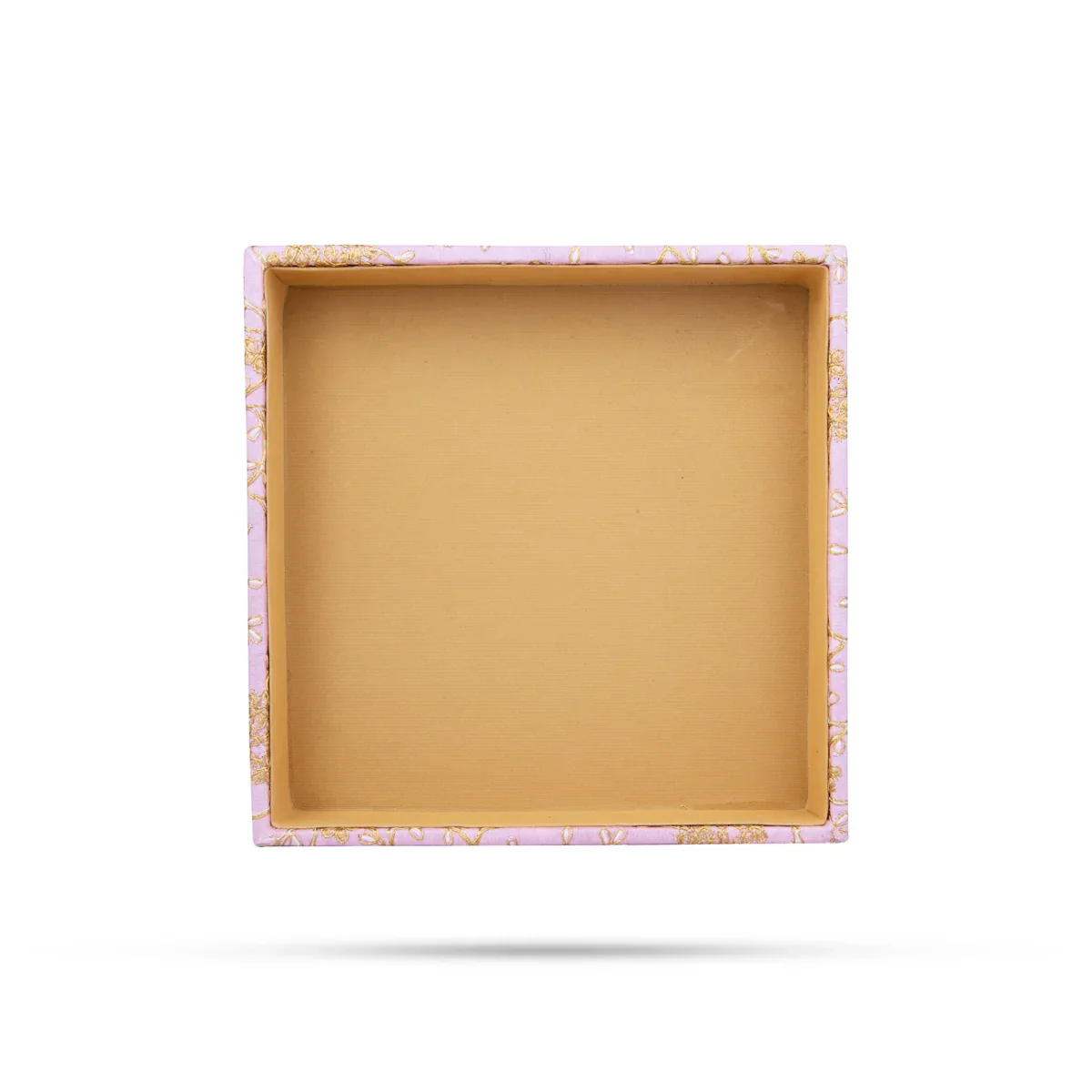 Angoori Tray - 2 x 10 Inches | Jari Design Tray/ Square Shape Decorated Tray for Home - Image 4
