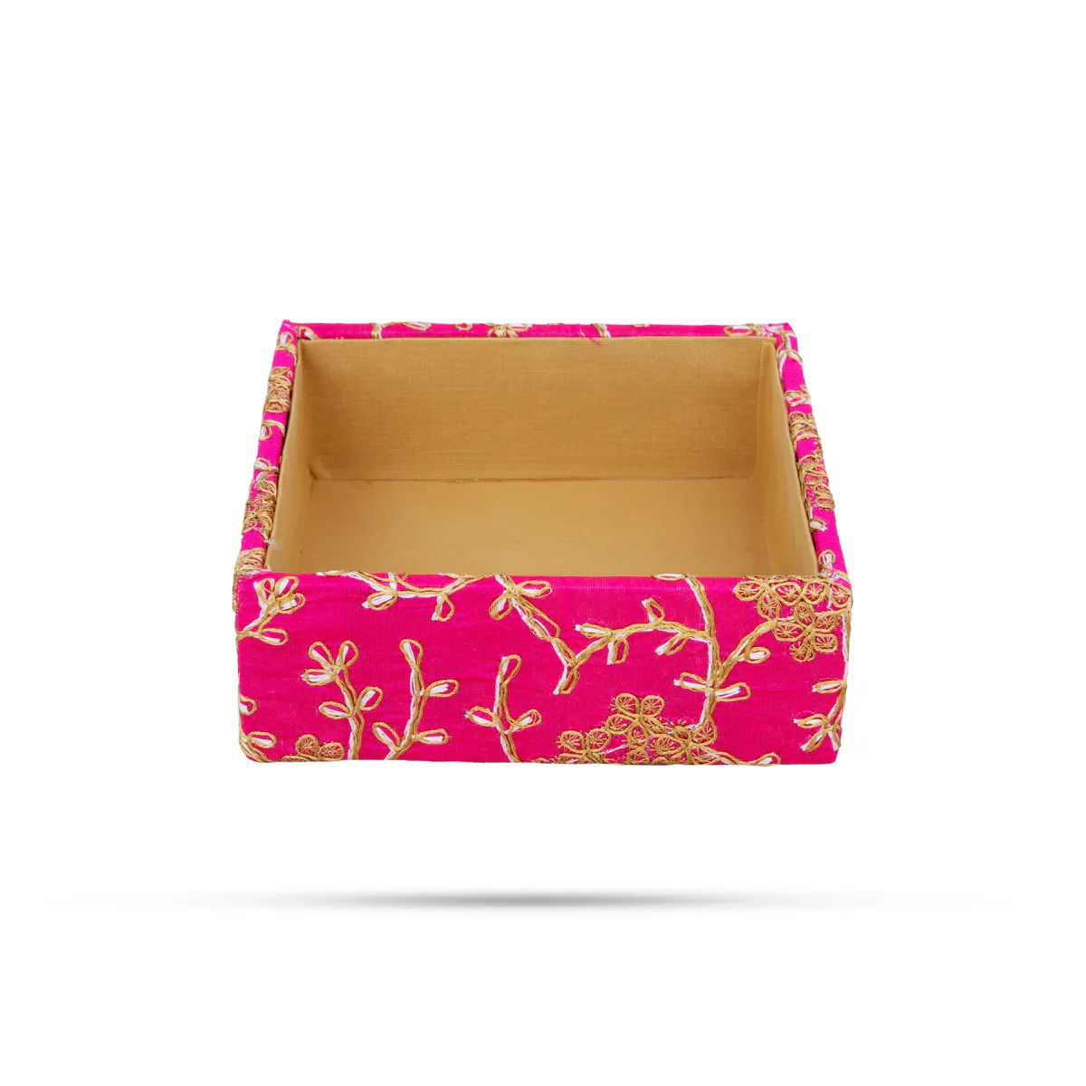 Angoori Tray - 2 x 6 Inches | Jari Design Tray/ Square Shape Decorated Tray for Home - Image 3