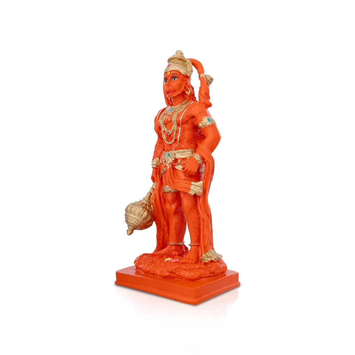Anjaneya Statue - 9 x 4 Inches | Resin Statue/ Hanuman Murti/ Hanuman Idol for Pooja - Image 3