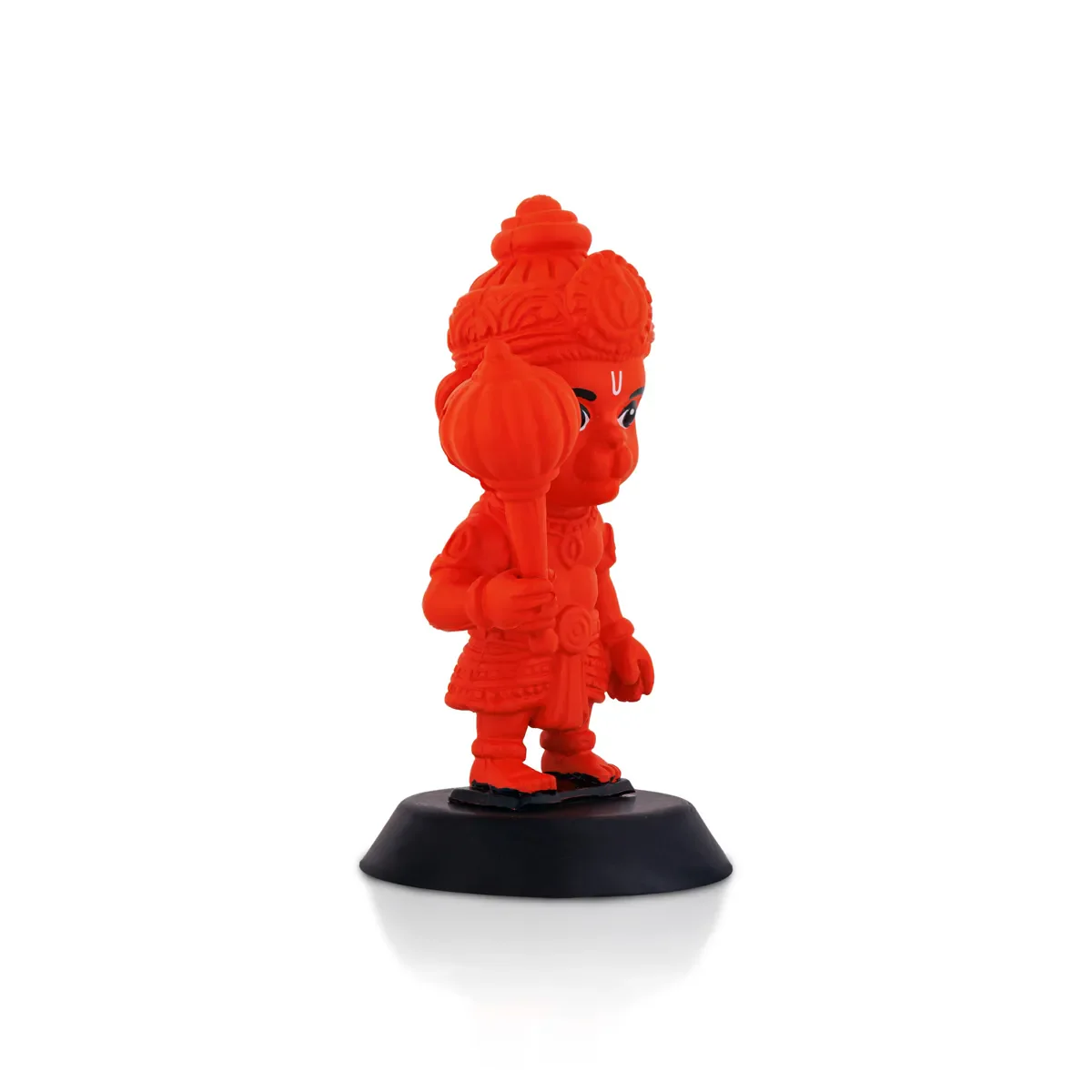 Anjaneya Statue Car Dashboard Stand - 3.75 X 1.5 Inches | Car Decor/ Red Colour Hanuman Idol For Gifting - Image 3