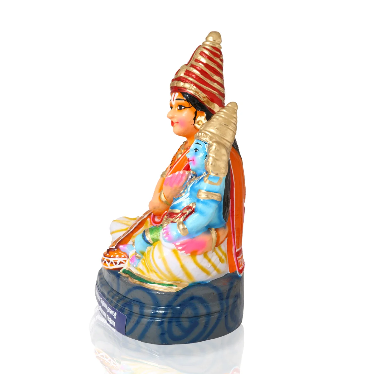 Annamalai Perumal Thalattu Clay Golu Bommai Set - 10 x 7 Inches | Giri Golu Doll/ Navaratri Golu Bomma/Gombe - Image 4