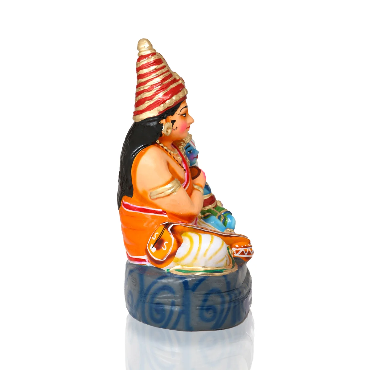 Annamalai Perumal Thalattu Clay Golu Bommai Set - 10 x 7 Inches | Giri Golu Doll/ Navaratri Golu Bomma/Gombe - Image 5