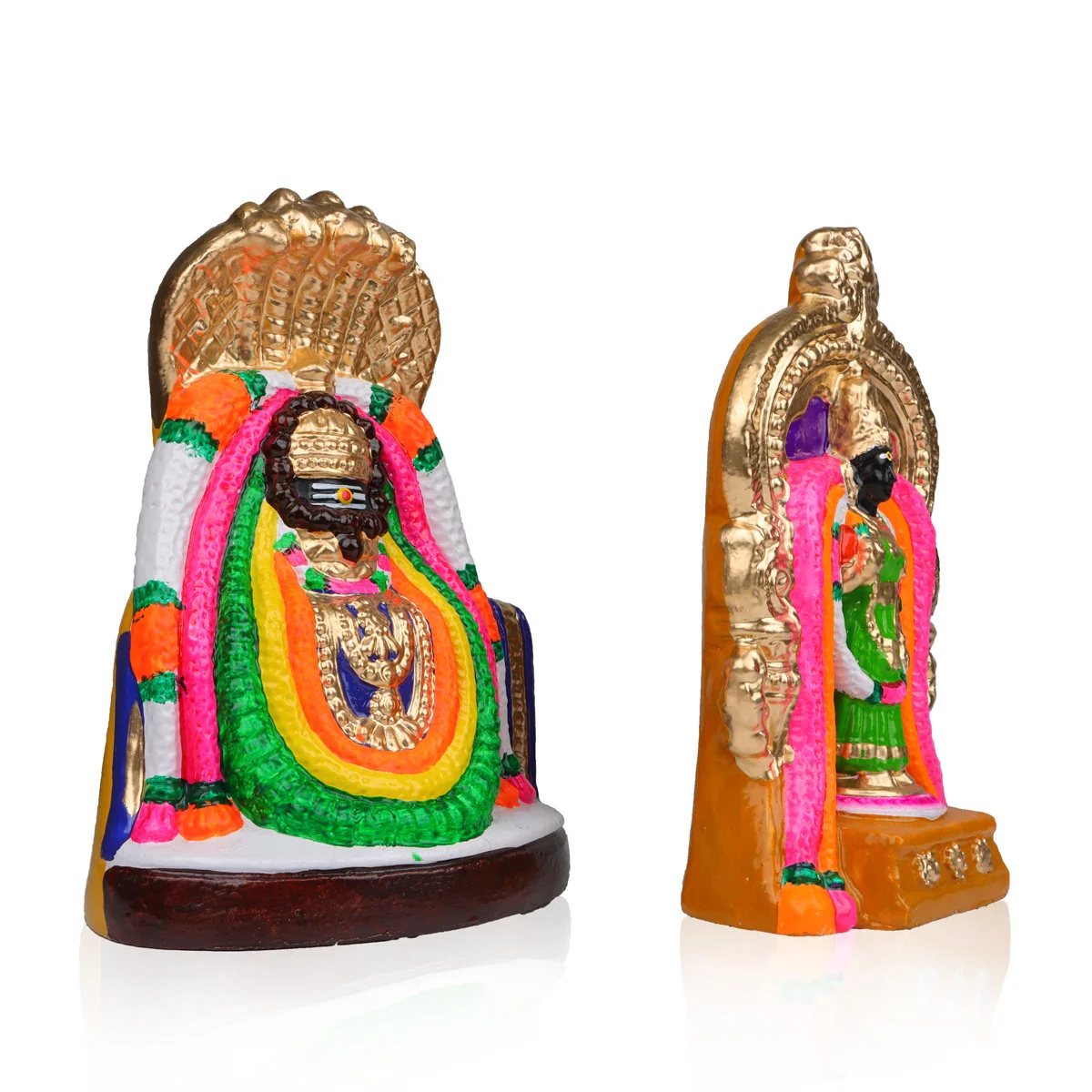 Annamalaiyar Pair - 12 Inches | Giri Golu Statue/ Clay Statue/ Navarathri Doll - Image 2