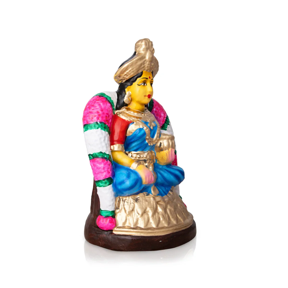 Annapoorani Clay Golu Bommai - 9 x 5 Inches | Giri Golu Doll/ Navaratri Golu Bomma/Gombe/Bommai - Image 2