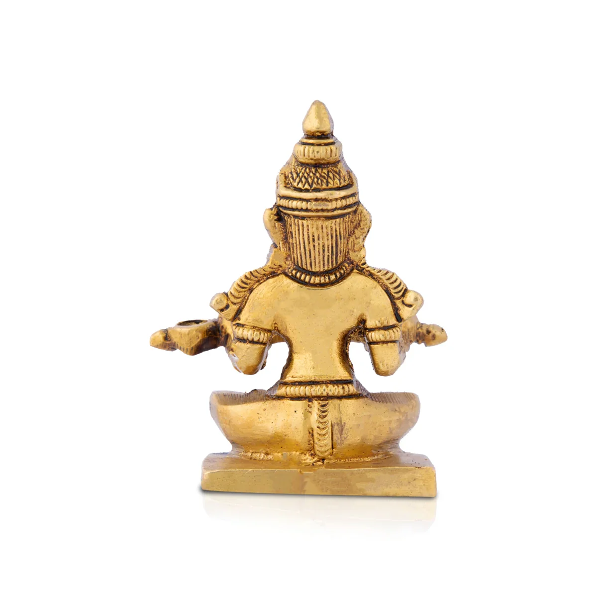Annapoorani Idol - 3 Inches | Antique Brass Statue/ Anna Purana Devi Statue for Puja/ 250 Gms Approx - Image 4