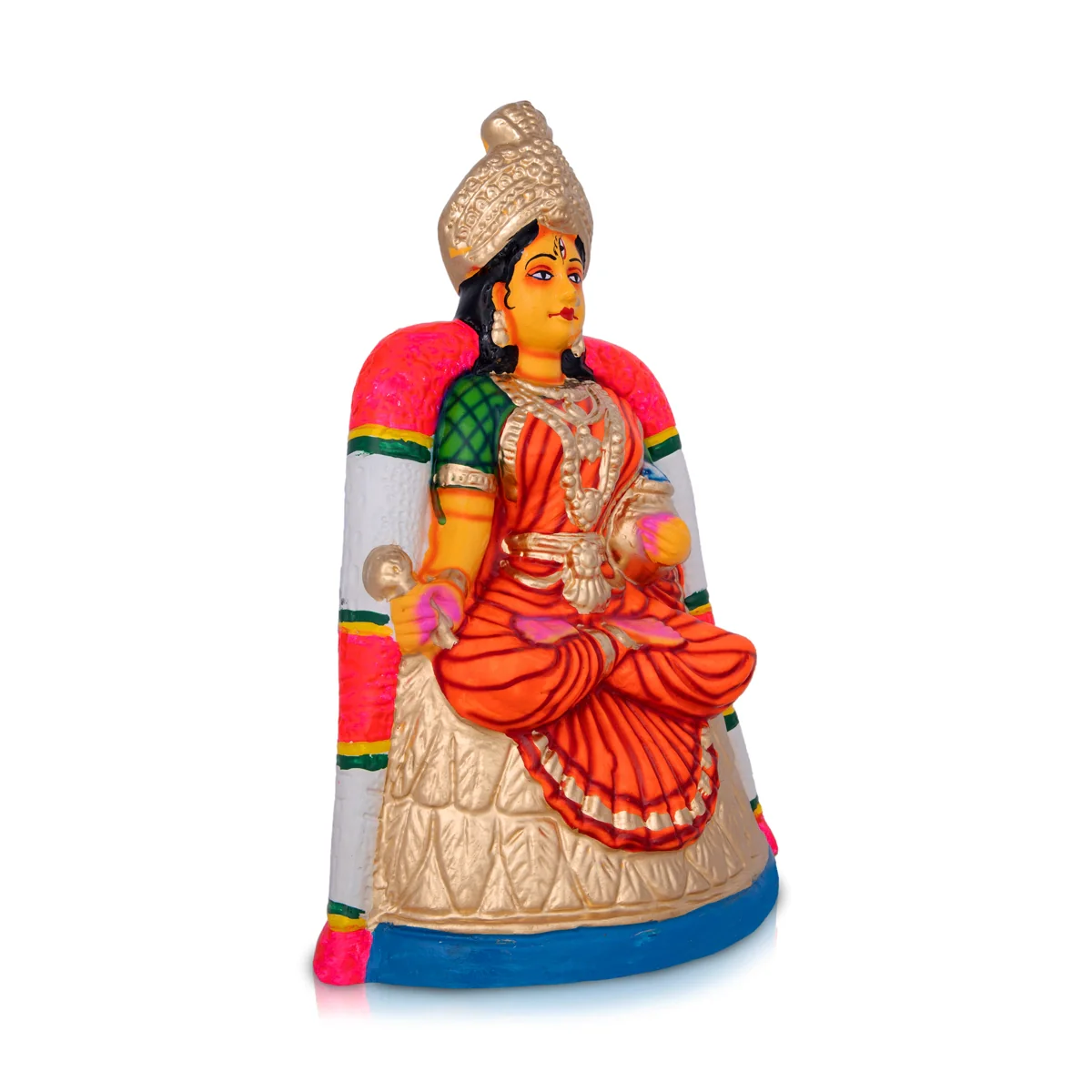 Annapoorani Paper Mache Golu Bommai - 13 x 10 Inches | Giri Golu Doll/ Navaratri Golu Bomma/Gombe/Bommai - Image 4
