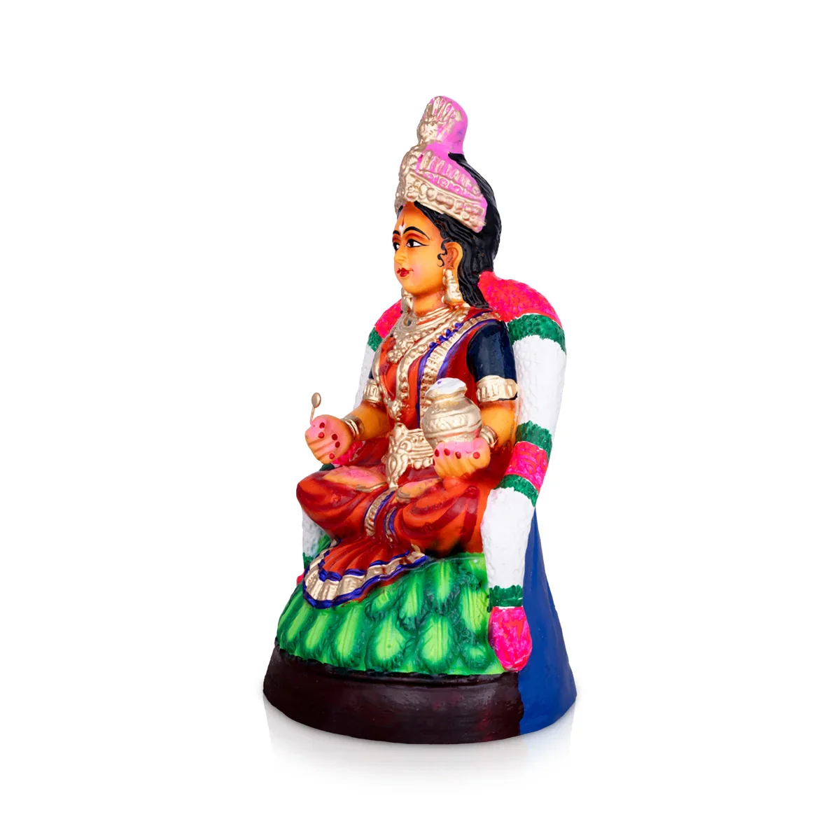 Annapoorani Paper Mache Golu Bommai - 15 x 7.5 Inches | Giri Golu Doll/ Navaratri Golu Bomma/Gombe/Bommai - Image 2