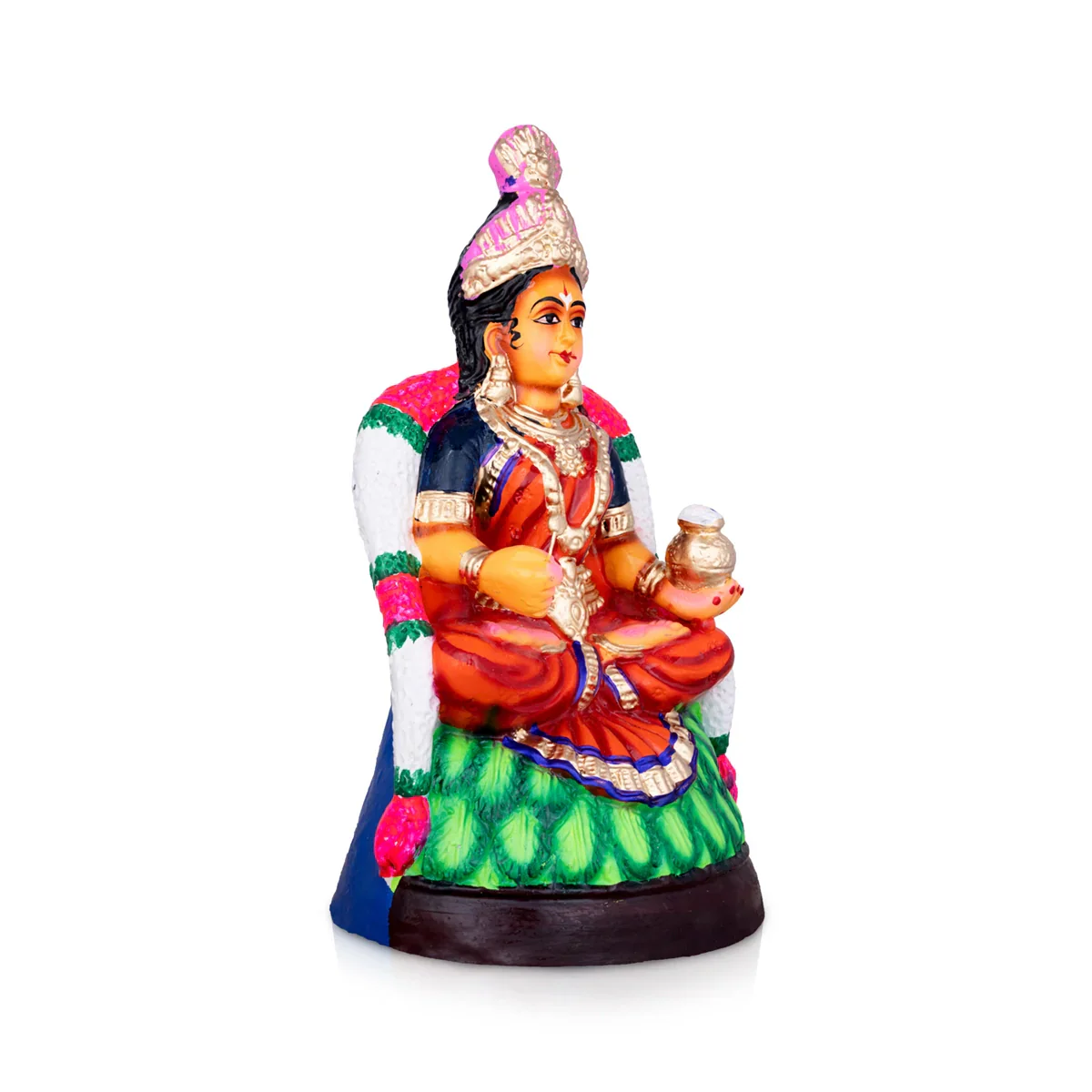 Annapoorani Paper Mache Golu Bommai - 15 x 7.5 Inches | Giri Golu Doll/ Navaratri Golu Bomma/Gombe/Bommai - Image 3