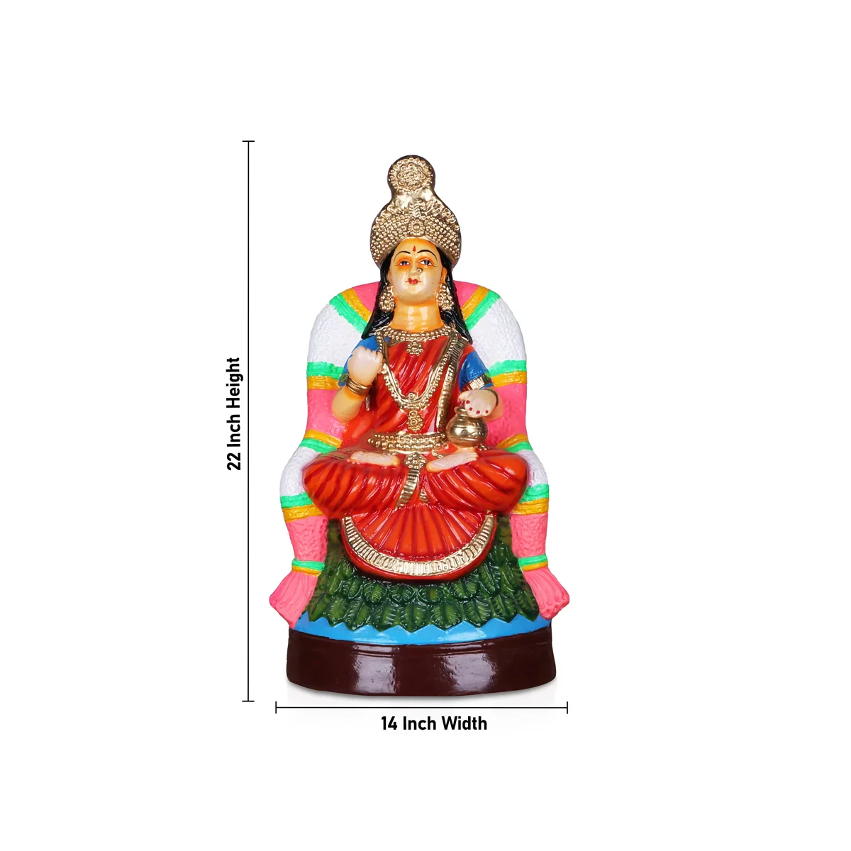 Annapoorani Paper Mache Golu Bommai - 22 Inches | Giri Golu Doll/ Navaratri Golu Bomma/Gombe/Bommai - Image 6