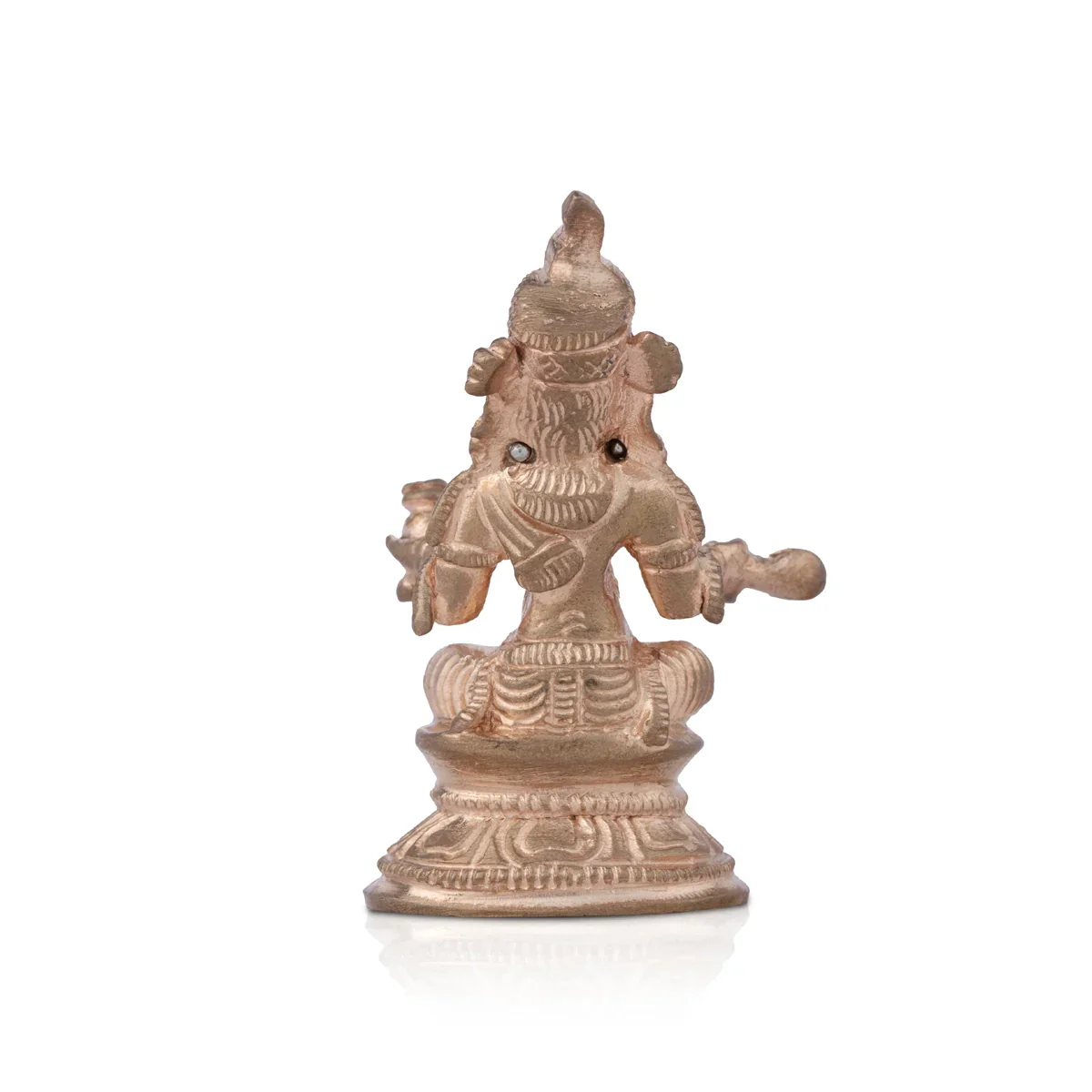 Annapuran Devi Murti - 2.5 x 1.25 Inches | Panchaloha Idol/ Annapoorani Statue for Pooja/ 80 Gms Approx - Image 4