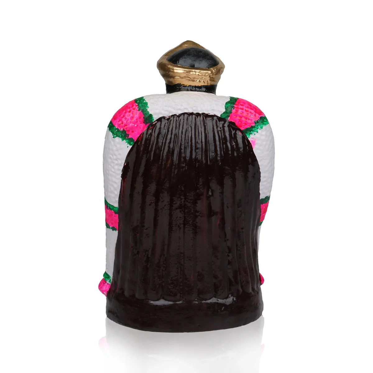 Annapurna Devi Clay Golu Bommai - 12 X 6 Inches | Navaratri Golu Gombe/ Giri Golu Doll/ Navratri Decor - Image 6