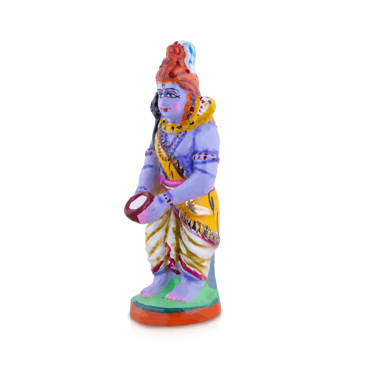 Annapurna Devi Clay Golu Bommai Pair - 14 x 7 Inches | Giri Golu Doll/ Navaratri Golu Bomma/Gombe/Bommai - Image 7