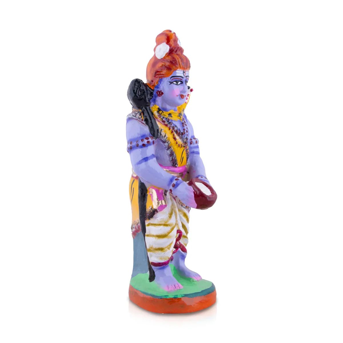 Annapurna Devi Clay Golu Bommai Pair - 14 x 7 Inches | Giri Golu Doll/ Navaratri Golu Bomma/Gombe/Bommai - Image 8