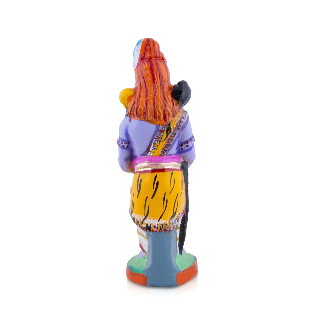 Annapurna Devi Clay Golu Bommai Pair - 14 x 7 Inches | Giri Golu Doll/ Navaratri Golu Bomma/Gombe/Bommai - Image 9