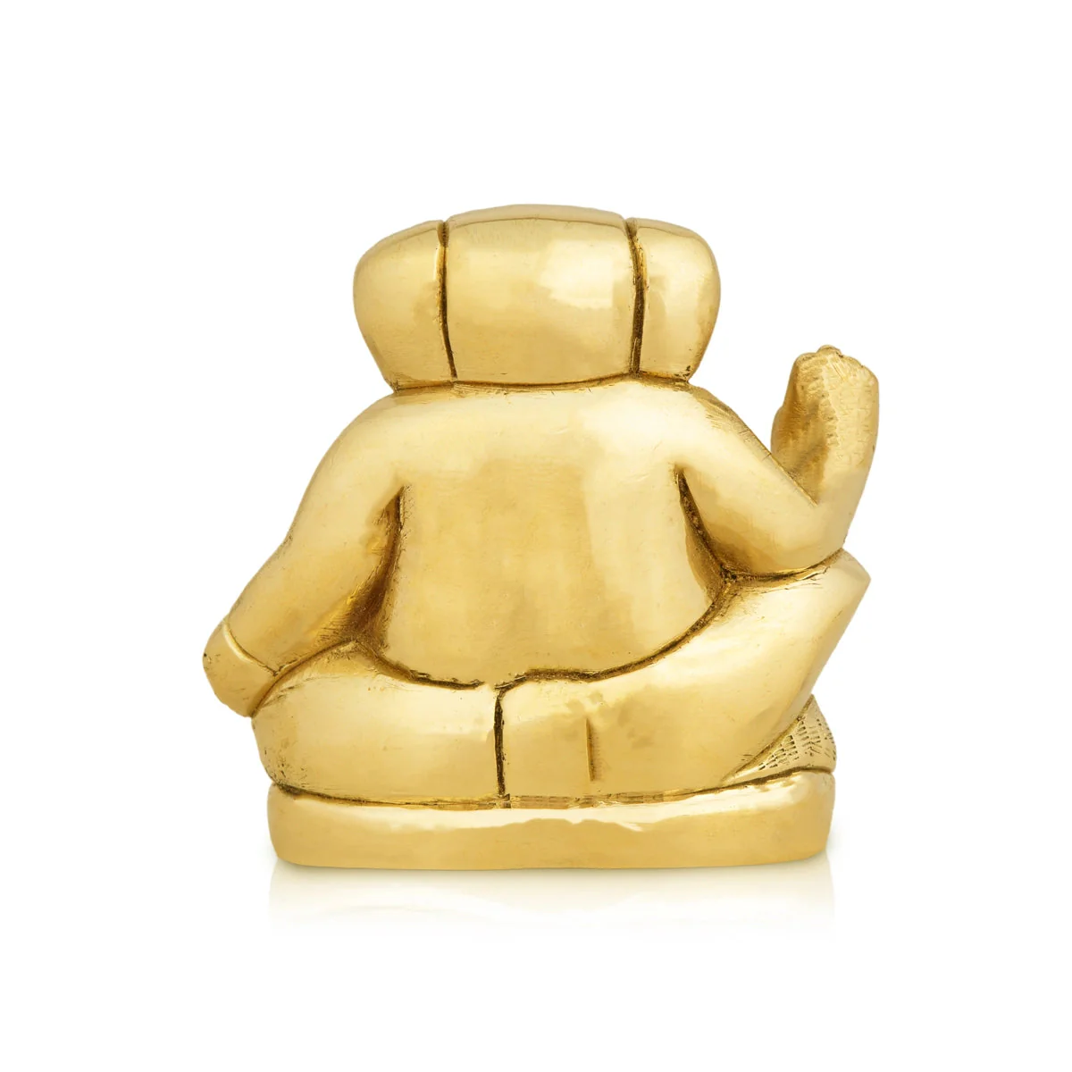 Appu Ganesh Murti With Base - 2 X 2.25 Inches | Vinayaka Statue/ Brass Idol/ Ganpati Murti For Worship - Image 5