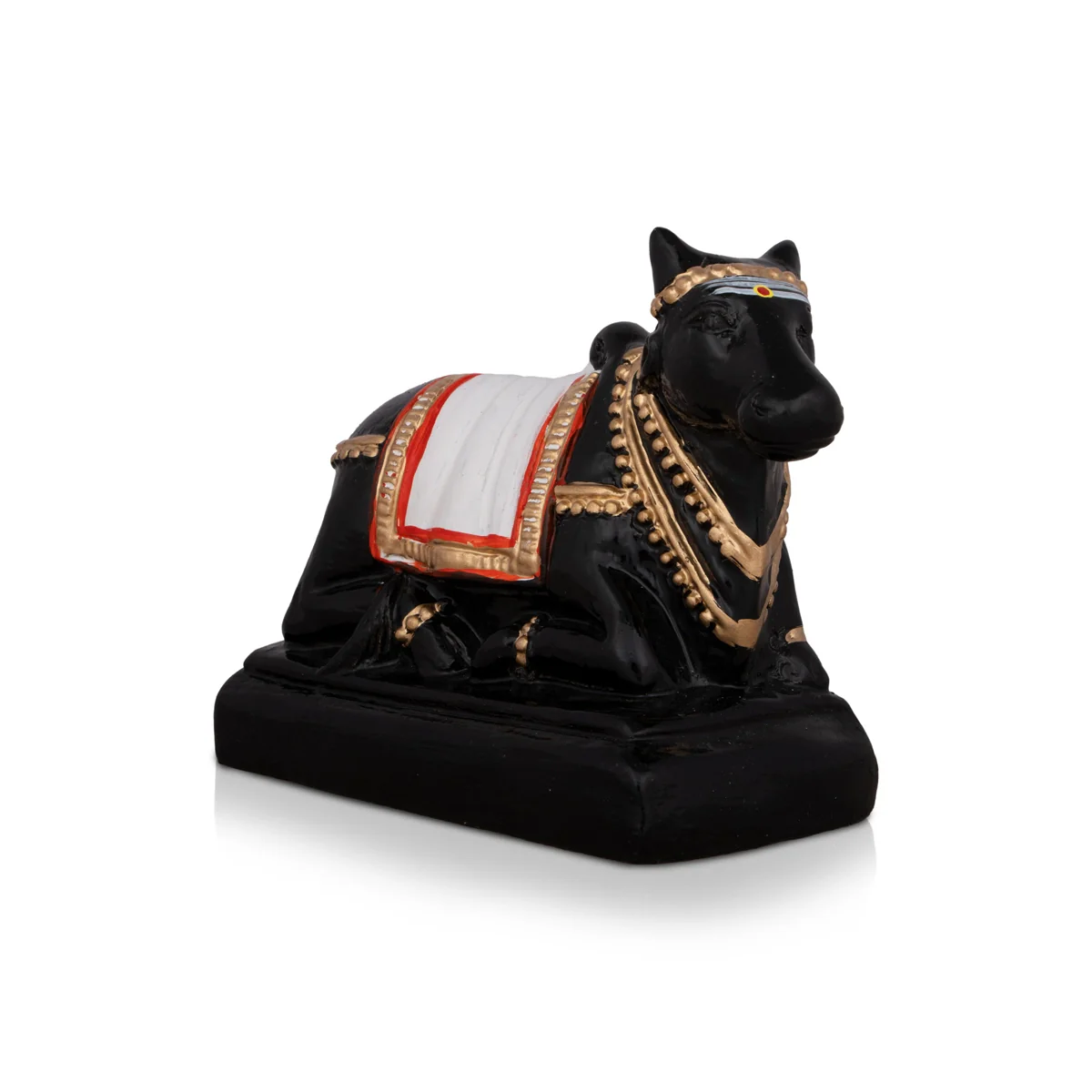 Ardhanarishvara Lingam Nandi Paper Mache Golu Bommai Pair - 10 x 7.5 Inches | Giri Golu Doll/ Navaratri Golu Bomma - Image 10