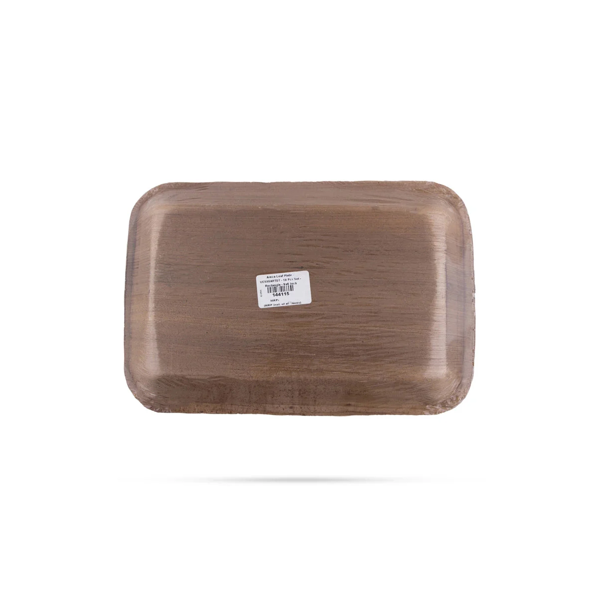Areca Leaf Plate Set - 9 x 6 Inches | 10 Pcs/ Rectangle Shape Areca Palm Plates/ Disposable Plate - Image 2