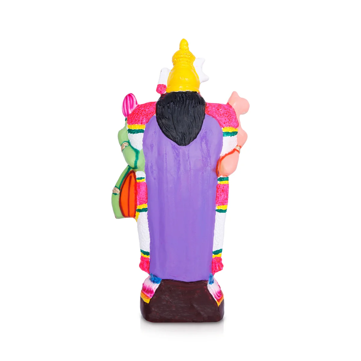 Arthanareeswarar Statue Paper Mache Golu Bommai - 21 X 8 Inches | Navaratri Golu Gombe/ Giri Golu Doll - Image 5
