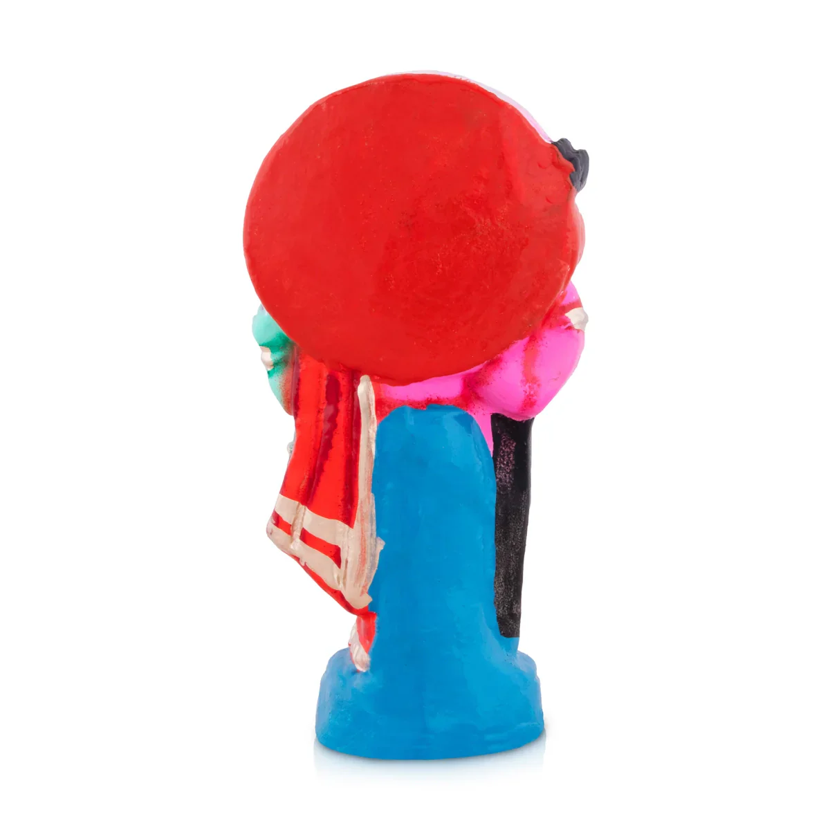 Arthanatheeswarar Clay Golu Bommai - 7 x 3.5 Inches | Giri Golu Doll/ Navaratri Golu Bomma/Gombe/Bommai - Image 4