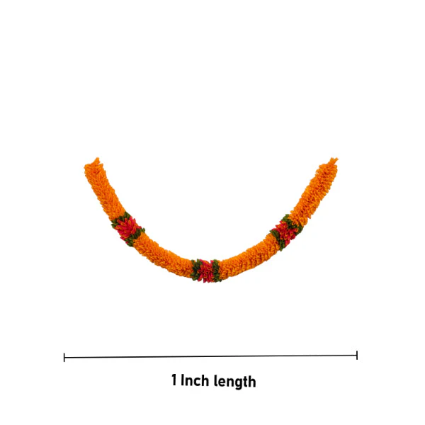 Artificial Flower Garland  - Dosa Fold |  Artificial Mala/ Flower Toran for Door/ Assorted Colour & Design - Image 3