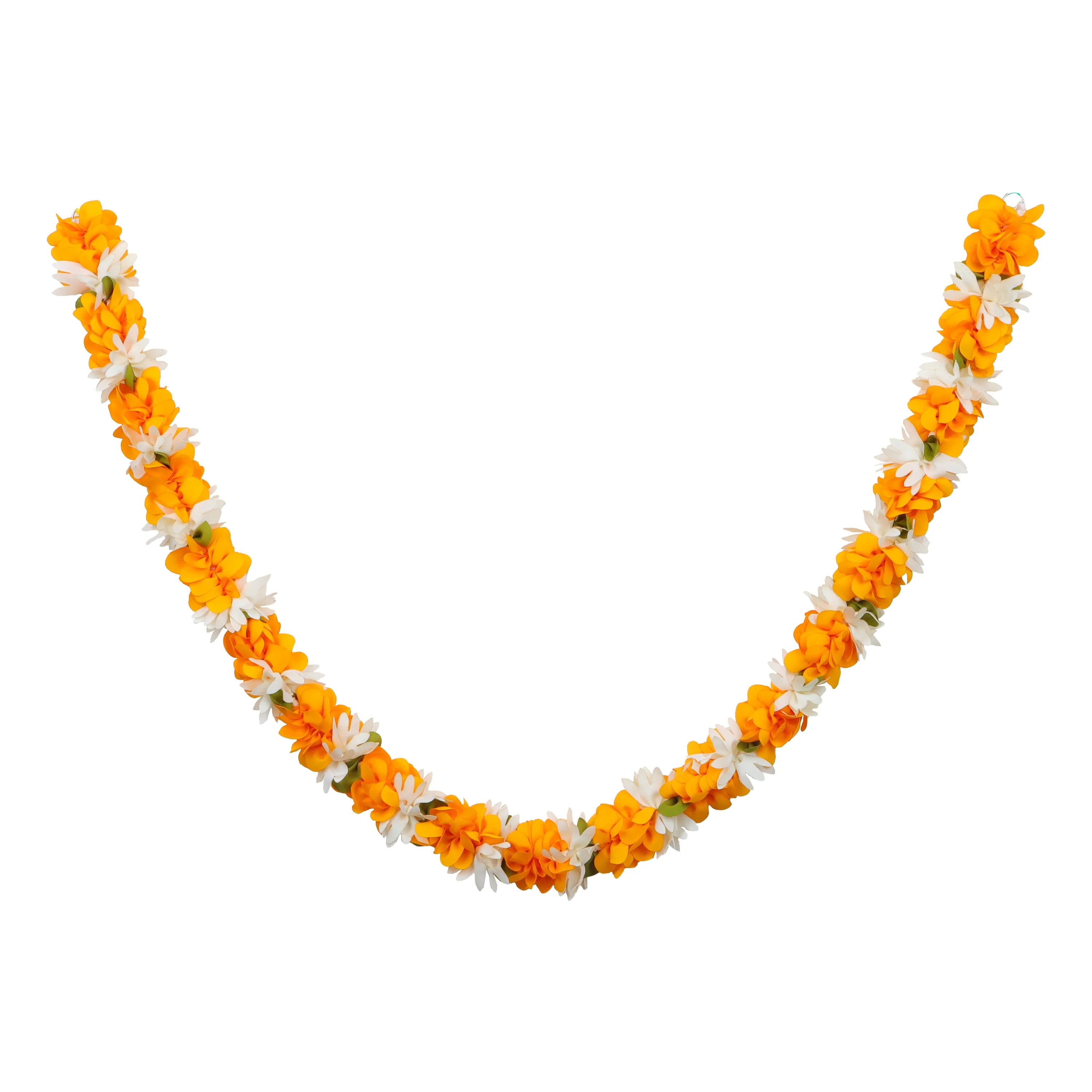 Artificial Flower Garland  - Sharp and Flat |  Artificial Mala/ Flower Toran for Door/ Assorted Colour & Design - Image 4